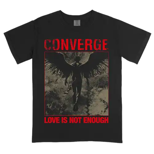 CONVERGE / コンヴァージ / M/LOVE IS NOT ENOUGH - SADDEST DAY 2025 PREMIUM BLACK T-SHIRT