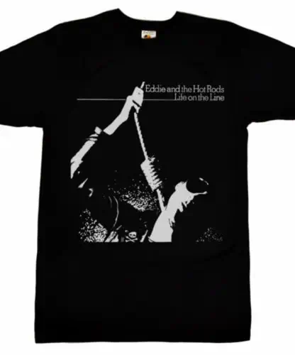 EDDIE AND THE HOT RODS / エディ・アンド・ザ・ホッド・ロッズ / XL/LIFE ON THE LINE - T-SHIRT