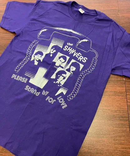 SHIVVERS / シバーズ / XL/PLEASE STAND BY FOR LOVE PURPLE - T-SHIRT