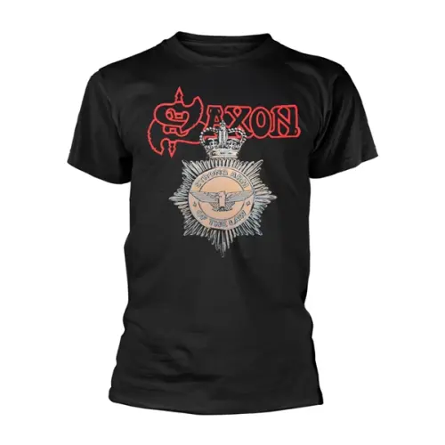 SAXON / サクソン / STRONG ARM OF THE LAW T-SHIRT<SIZE:L>