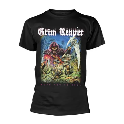 GRIM REAPER / グリム・リーパー / ROCK YOU TO HELL T-SHIRT<SIZE:L>