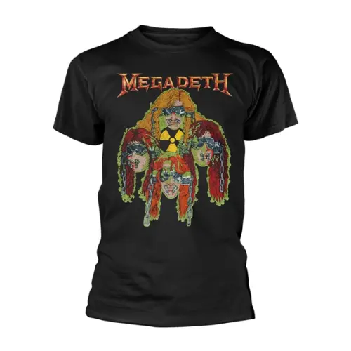 MEGADETH / メガデス / NUCLEAR GLOW HEADS T-SHIRT<SIZE:XL>