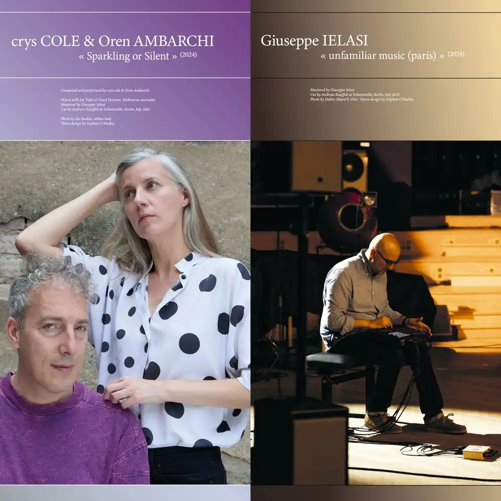CRYS COLE & OREN AMBARCHI, GIUSEPPE IELASI / SPARKLING OR SILENT / UNFAMILIAR MUSIC (PARIS) [LP - BLACK]