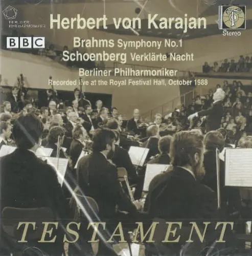 HERBERT VON KARAJAN / ヘルベルト・フォン・カラヤン / ブラームス:交響曲第1番 / シェーンベルク:浄夜