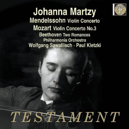 JOHANNA MARTZY / ヨハンナ・マルツィ / モーツァルト / メンデルスゾーン:ヴァイオリン協奏曲