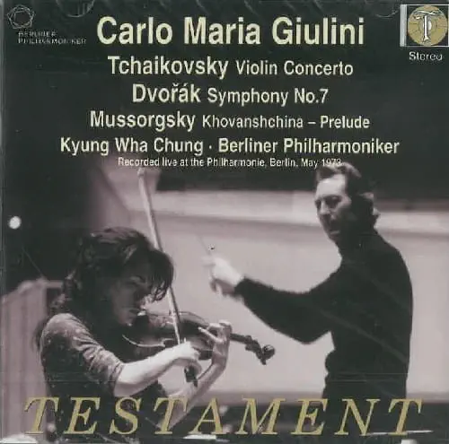 CARLO MARIA GIULINI / カルロ・マリア・ジュリーニ / ドヴォルザーク:交響曲第7番 / チャイコフスキー:ヴァイオリン協奏曲