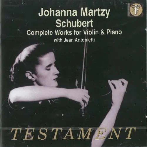 JOHANNA MARTZY / ヨハンナ・マルツィ / シューベルト:ヴァイオリンとピアノのための作品全集