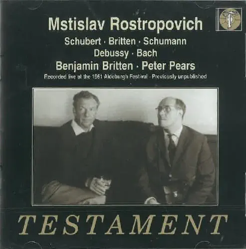 MSTISLAV ROSTROPOVICH / ムスティスラフ・ロストロポーヴィチ / シューベルト:アルペジオーネ・ソナタ / ブリテン:チェロ・ソナタ