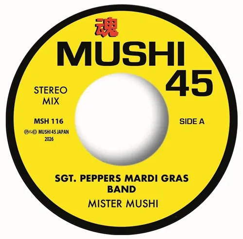 MISTER MUSHI / SGT.PEPPERS MARDI GRAS BAND (7")