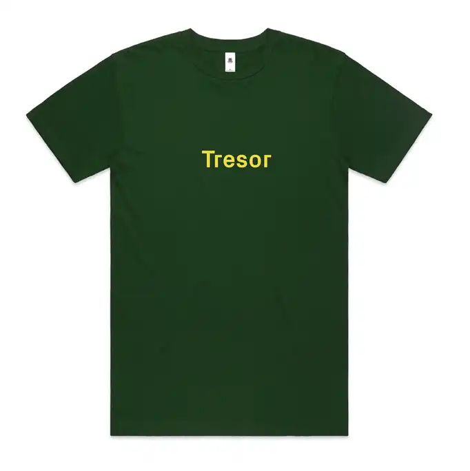 TRESOR / TRESOR CLASSIC SHIRT S:SIZE (YELLOW ON GREEN)