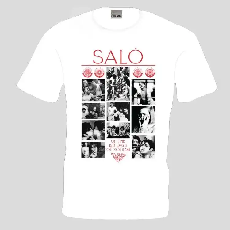 V.A. (NOISE / AVANT-GARDE) / SALO OR THE 120 DAYS OF SODOM T-SHIRT WHITE [SIZE 3XL]
