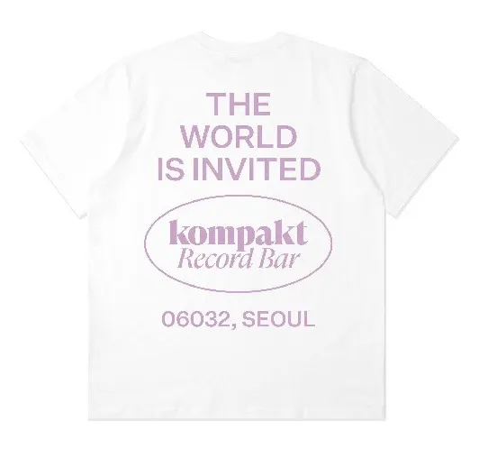 KOMPAKT RECORD BAR / (WHITE XL)T-SHIRT BASIC TWII LOGO