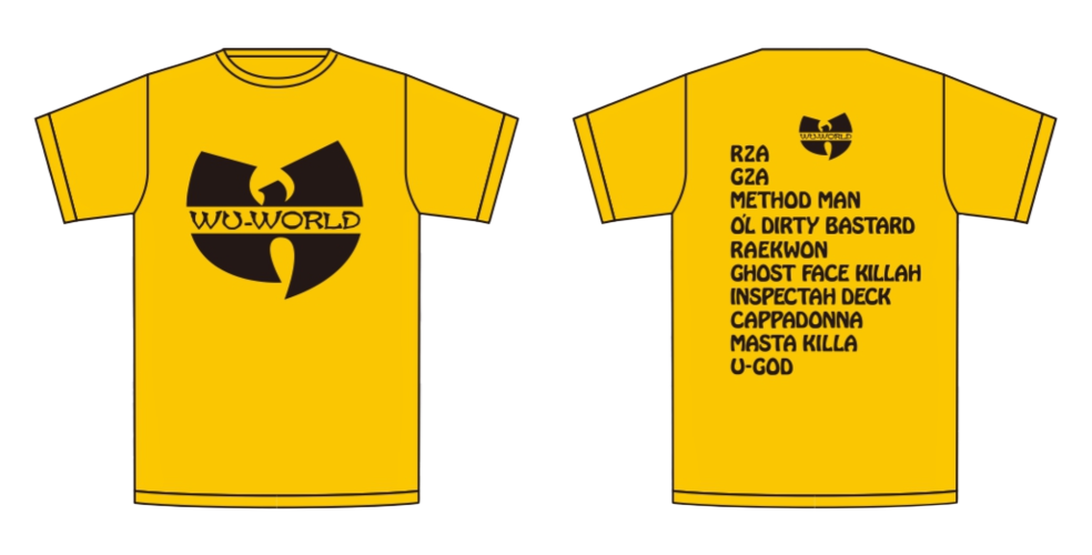 WU WORLD MEMBERS TEE (YELLOW / XL)/WU-TANG CLAN/ウータン・クラン