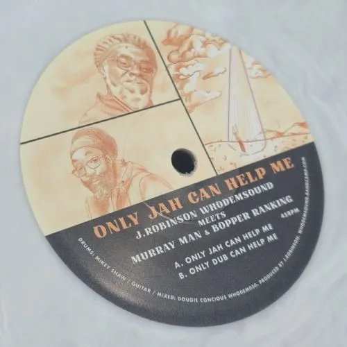 J.ROBINSON / ONLY JAH CAN HELP ME  [WHITE VINYL VERSION]