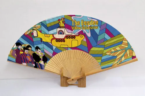 BEATLES / ビートルズ / THE BEATLES 京扇子 (YELLOW SUBMARINE 色柄)
