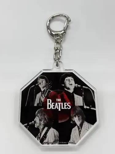 BEATLES / ビートルズ / THE BEATLES キーホルダー リアライト 3mm 金具付き メインビジュアル