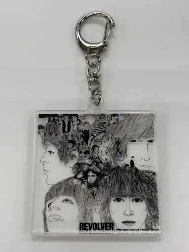 BEATLES / ビートルズ / THE BEATLES キーホルダー リアライト 3mm 金具付き リボルバー