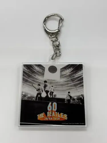 BEATLES / ビートルズ / THE BEATLES キーホルダー リアライト 3mm 金具付き 武道館