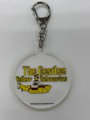 BEATLES / ビートルズ / THE BEATLES キーホルダー リアライト 3mm 金具付き イエローサブマリン