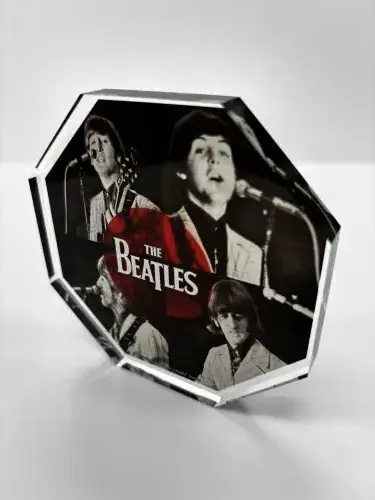 超希少！！ 昭和レトロ 50年代　ビートルズ 写真額 ビートルズ BEATLES 来日60周年記念! 立版古、ジグソーパズル