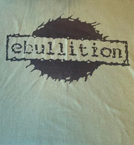 EBULLITION (LABEL) / XL/EBULLITION - BLACK INK, MILITARY GREEN T-SHIRT