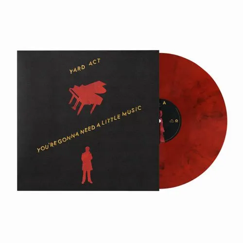 YARD ACT / ヤード・アクト / YOU'RE GONNA NEED A LITTLE MUSIC (RED / BLACK MARBLED VINYL)