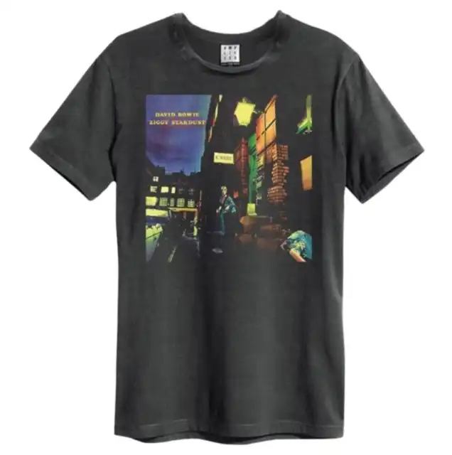 ZIGGY STARDUST T-SHIRT (CHARCOAL/L)/DAVID BOWIE/デヴィッド・ボウイ