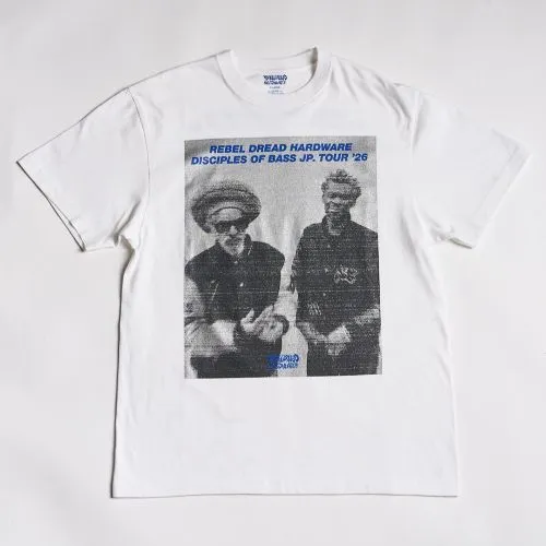 DADDY G x DON LETTS / DISCIPLES OF BASS TOUR TEE VERSION.1 (WHITE) XL SIZE