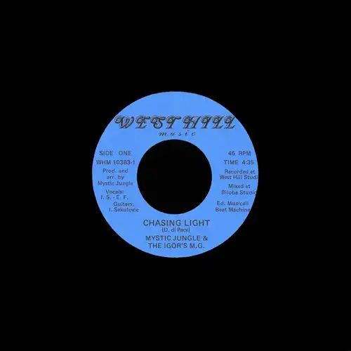 MYSTIC JUNGLE / ミスティック・ジャングル / CHASING LIGHT / UNDER PRESSURE (7")
