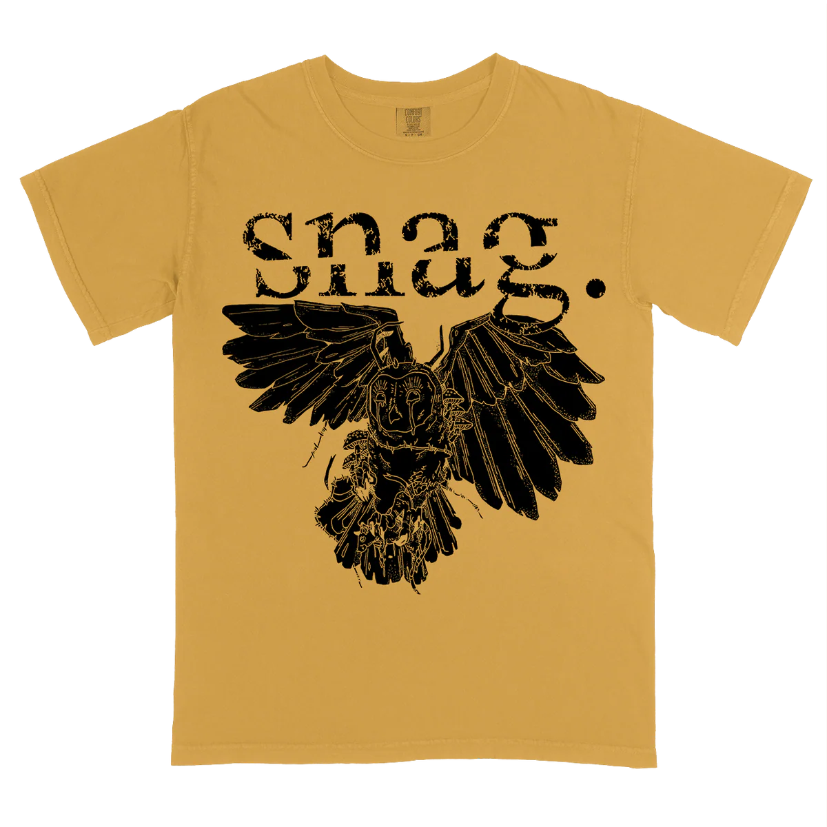 Snag (PUNK) / M/ALL THE CAGES... - T-SHIRT (MUSTARD)