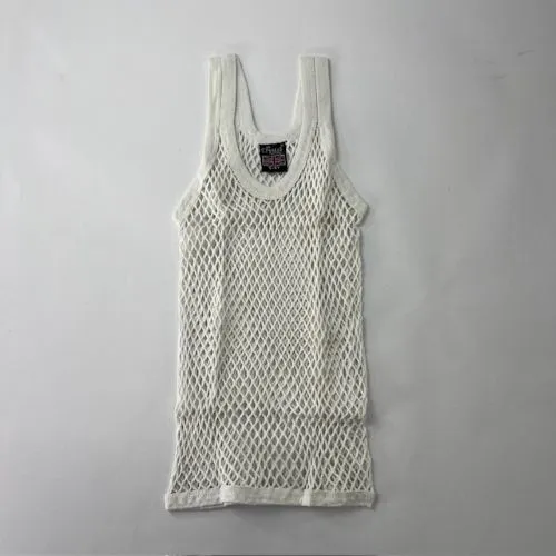 CRYSTAL(網シャツ) / アミシャツ KIDS WHITE SIZE  AGE 5-6