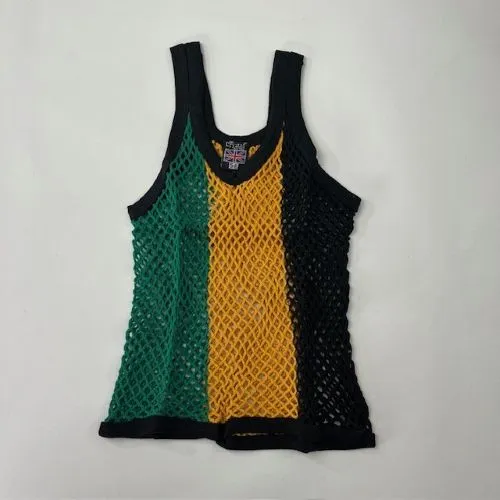 CRYSTAL(網シャツ) / アミシャツ KIDS JAMAICA SIZE  AGE 8-9
