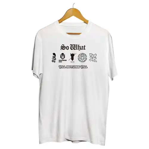 SO WHAT (JPN/PUNK) / 4XL/WHITE/WILL NOHING WILL T-SHIRT