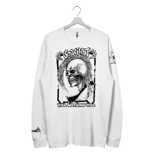 S/WHITE/1992 LONG SLEEVE T-SHIRT/SO WHAT (JPN/PUNK)｜PUNK