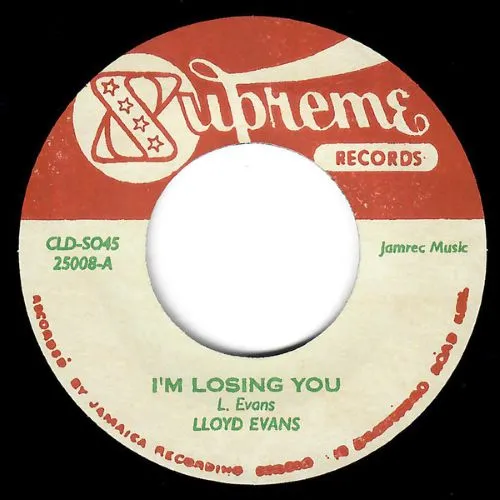 Susan Cadogan／Losing Youレゲエレコード ラヴァーズロック I'M LOSING YOU/LLOYD EVANS/STUDIO ONE録音の中でも特に希少な1枚