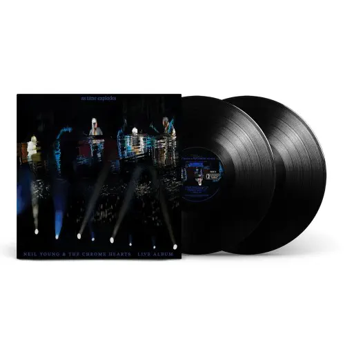 NEIL YOUNG & THE CHROME HEARTS / AS TIME EXPLODES - LIVE ALBUM (2LP BLACK VINYL)