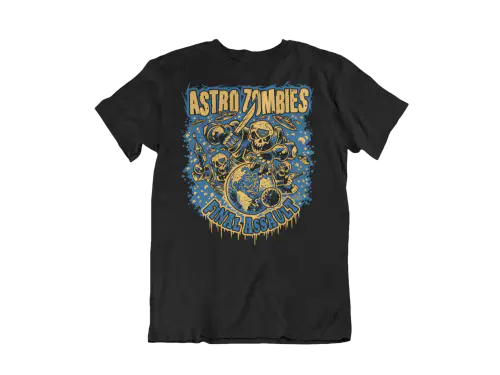 ASTRO ZOMBIES / アストロゾンビーズ / M/FINAL ASSAULT BLACK T-SHIRT-MEN