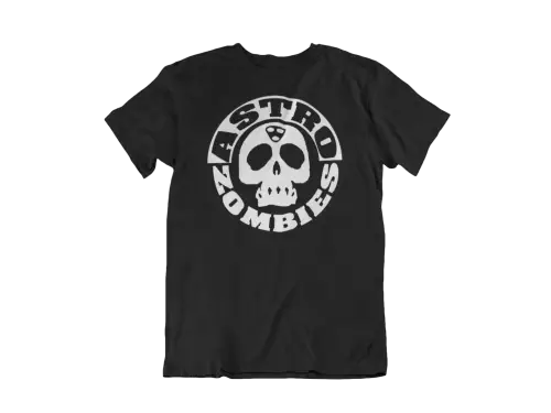 ASTRO ZOMBIES / アストロゾンビーズ / M/ROUND LOGO BLACK T-SHIRT-MEN