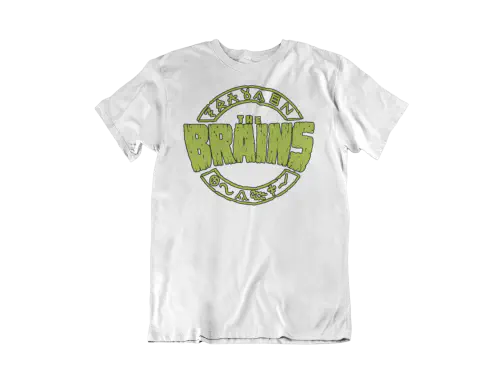 BRAINS / ブレインズ / M/LOGO WHITE T-SHIRT-MEN