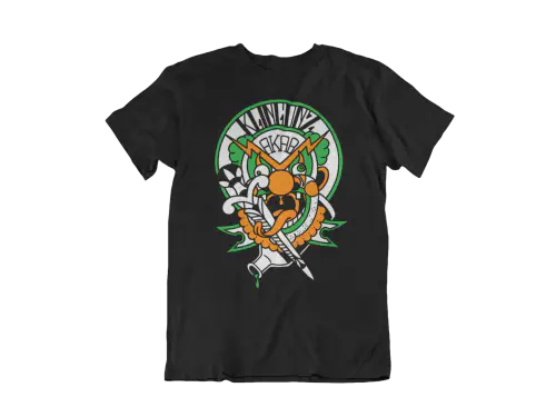 KLINGONZ / M/AKAB BLACK T-SHIRT-MEN