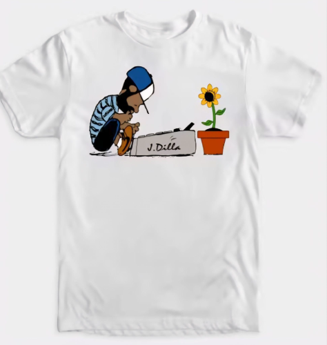 SUNFLOWER T-SHIRT (WHITE) (M)/J DILLA aka JAY DEE｜HIPHOP/R&B
