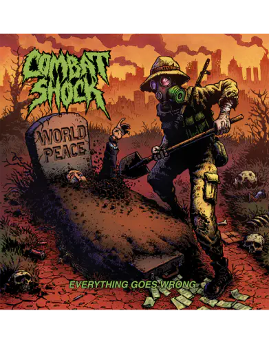 EVERYTHING GOES WRONG (LP)/COMBAT SHOCK(RUS)/ロシアのクロス