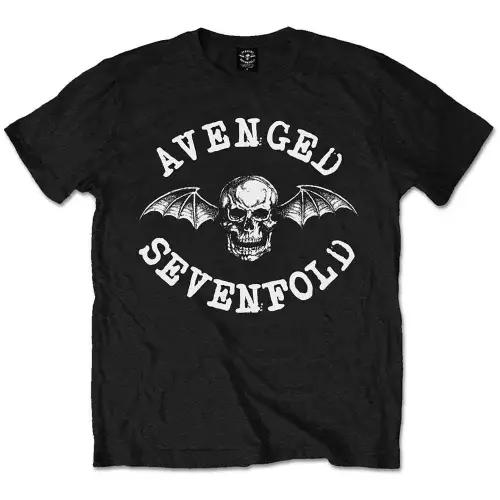 AVENGED SEVENFOLD / アヴェンジド・セヴンフォールド / CLASSIC DEATH BAT BLACK T-SHIRT<SIZE:L>