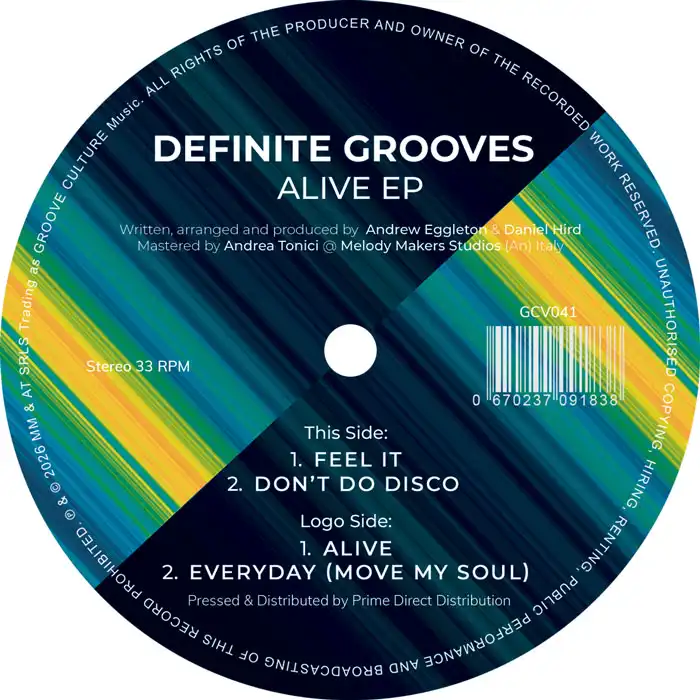 ALIVE EP/DEFINITE GROOVES｜CLUB/DANCE｜ディスクユニオン