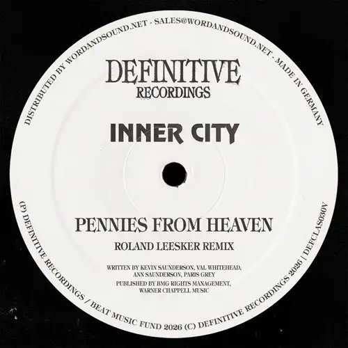 PENNIES FROM HEAVEN -ROLAND LEESKER REMIX/ACAPELLA/INNER CITY