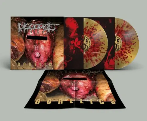 DISGORGE (from Mexico) / ディスゴージ / GORELICS (DIE HARD BLOOD-RED SPLATTER ON GOLD VINYL )