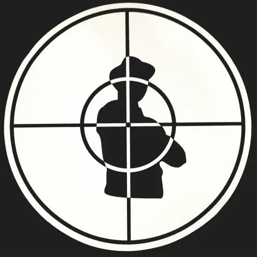 PUBLIC ENEMY / パブリック・エナミー / CROSSHAIRS (BLACK ON WHITE) - SINGLE
