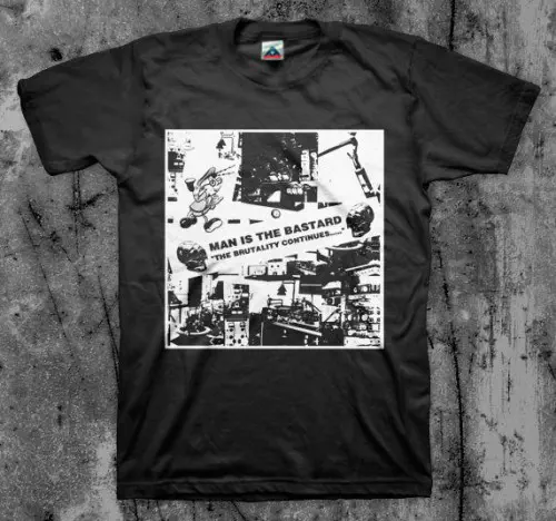 MAN IS THE BASTARD / XL/THE BRUTALITY CONTINUES T-SHIRT