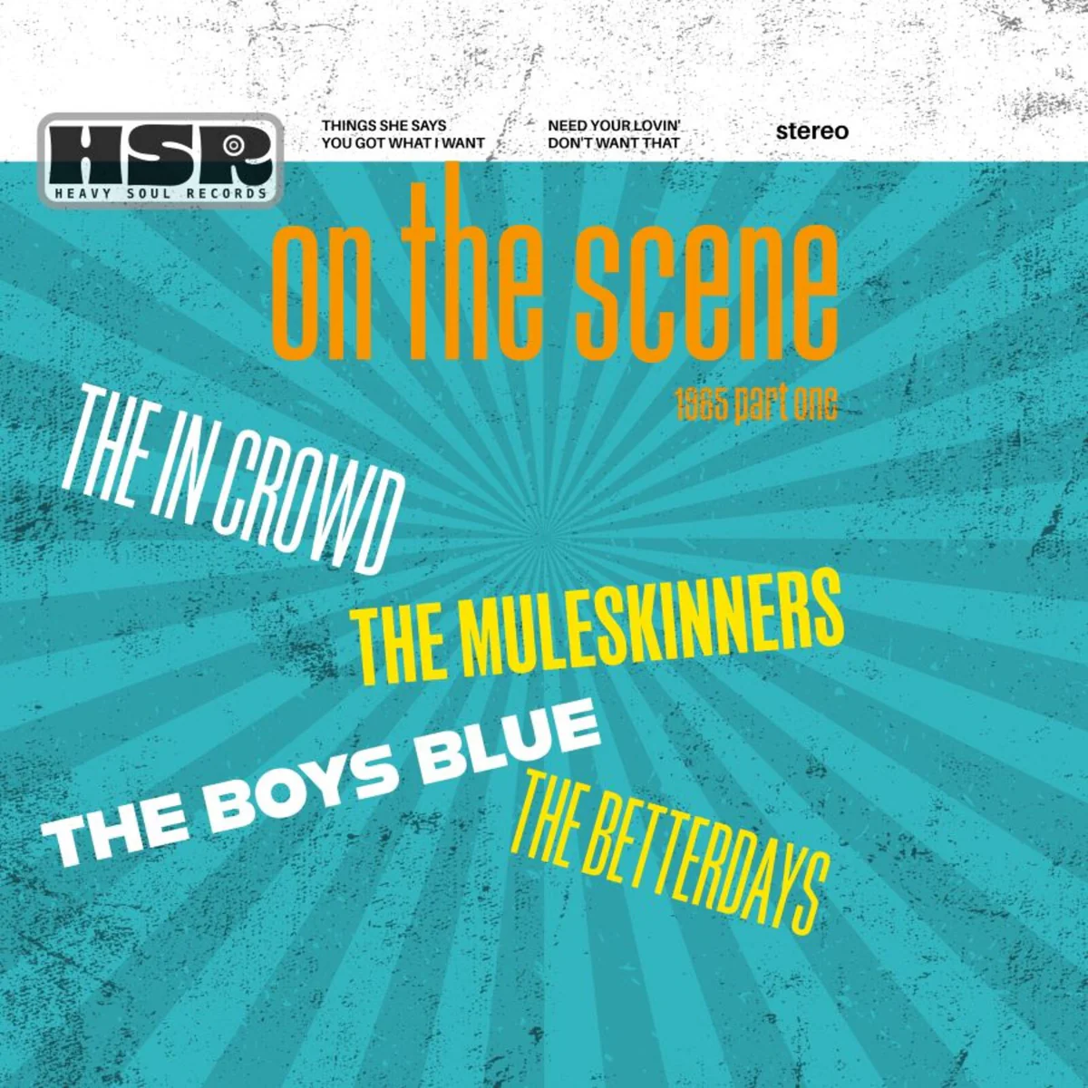V.A. (MOD/BEAT/SWINGIN') / ON THE SCENE 1965 PART ONE (7")