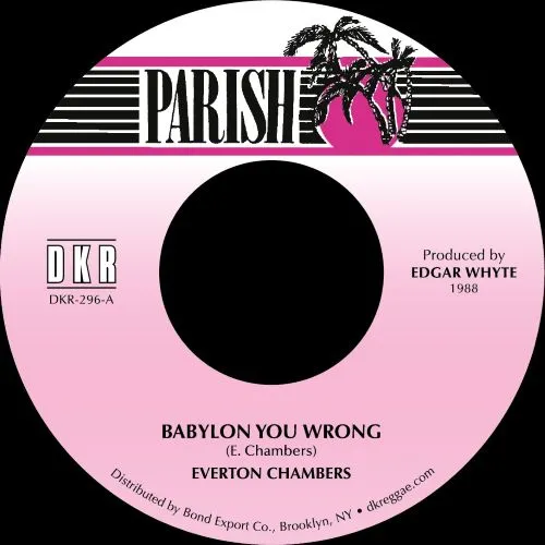 レゲエ Everton Chambers Hold Yuh Corner 送料込 BABYLON YOU WRONG/EVERTON CHAMBERS/88年にPARISHからリリースした